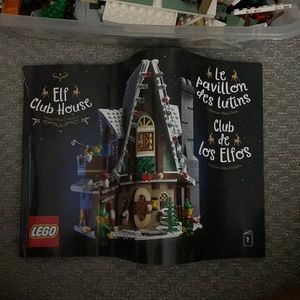 Lego elf club house winter collection 2 books